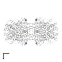 SODIUM ION in PDB entry 2puv, assembly 1, top view.