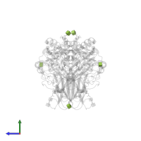 2-acetamido-2-deoxy-beta-D-glucopyranose in PDB entry 2q9o, assembly 1, side view.