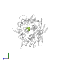 GLYPHOSATE in PDB entry 2qfu, assembly 1, side view.