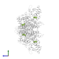 1,3-DIHYDROXYACETONEPHOSPHATE in PDB entry 2qut, assembly 1, side view.