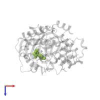 GUANOSINE in PDB entry 2qvn, assembly 1, top view.