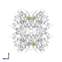 PHOSPHATE ION in PDB entry 2r5r, assembly 1, side view.