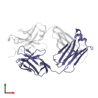 MONOCLONAL ANTIBODY FAB FRAGMENT MN423 in PDB entry 2v17, assembly 1, front view.