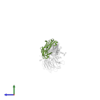 MONOCLONAL ANTIBODY 10E5 LIGHT CHAIN in PDB entry 2vdq, assembly 1, side view.