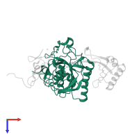 Proprotein convertase subtilisin/kexin type 9 in PDB entry 2w2m, assembly 1, top view.