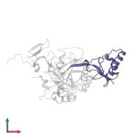 Proprotein convertase subtilisin/kexin type 9 in PDB entry 2w2m, assembly 1, front view.