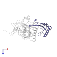 Proprotein convertase subtilisin/kexin type 9 in PDB entry 2w2m, assembly 1, top view.