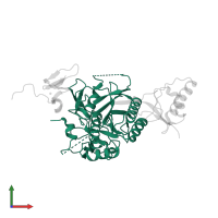 Proprotein convertase subtilisin/kexin type 9 in PDB entry 2w2p, assembly 1, front view.