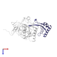 Proprotein convertase subtilisin/kexin type 9 in PDB entry 2w2p, assembly 1, top view.