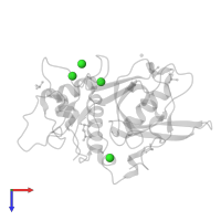 CHLORIDE ION in PDB entry 2wbf, assembly 1, top view.