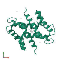 Protein S100-A12 in PDB entry 2wc8, assembly 2, front view.