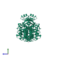 Carbamate kinase 1 in PDB entry 2we4, assembly 2, side view.