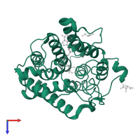 ADP-ribosyl-[dinitrogen reductase] glycohydrolase in PDB entry 2woe, assembly 1, top view.