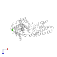 CALCIUM ION in PDB entry 2wzh, assembly 1, top view.
