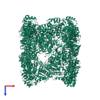 Ribonucleoside-diphosphate reductase 1 subunit alpha in PDB entry 2xav, assembly 1, top view.