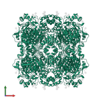 Cholinesterase in PDB entry 2xmc, assembly 1, front view.
