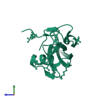 Regulator of sigma-E protease RseP in PDB entry 2zpm, assembly 1, side view.