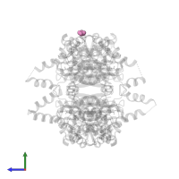 GLYCEROL in PDB entry 2ztv, assembly 1, side view.