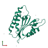 Cytochrome b-245 heavy chain in PDB entry 3a1f, assembly 1, front view.