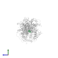 2-iodo-N-methylbenzamide in PDB entry 3ae4, assembly 1, side view.