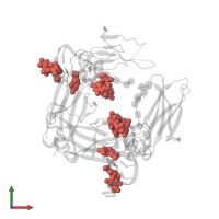 Modified residue CFZ in PDB entry 3agv, assembly 1, front view.