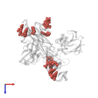 Modified residue CFZ in PDB entry 3agv, assembly 1, top view.