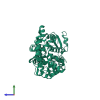 Poly(A) polymerase in PDB entry 3aqk, assembly 1, side view.