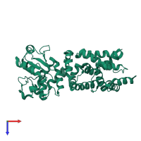 Poly(A) polymerase in PDB entry 3aqk, assembly 1, top view.