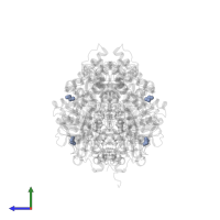 GLYCEROL in PDB entry 3ayz, assembly 1, side view.