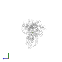 MAGNESIUM ION in PDB entry 3b8e, assembly 1, side view.