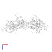 MAGNESIUM ION in PDB entry 3b8e, assembly 1, top view.