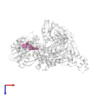 FLAVIN-ADENINE DINUCLEOTIDE in PDB entry 3b9j, assembly 1, top view.