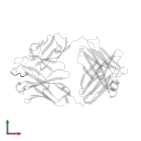 P3(42) in PDB entry 3bae, assembly 1, front view.