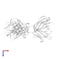 P3(42) in PDB entry 3bae, assembly 1, top view.