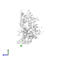 CHLORIDE ION in PDB entry 3e3k, assembly 2, side view.