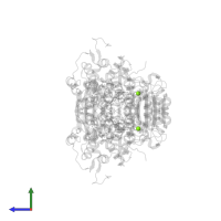 MAGNESIUM ION in PDB entry 3ea4, assembly 1, side view.