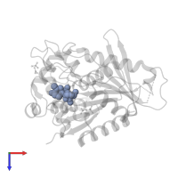 GIBBERELLIN A3 in PDB entry 3ed1, assembly 2, top view.