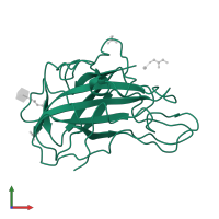 cellulase in PDB entry 3eii, assembly 4, front view.