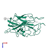 cellulase in PDB entry 3eii, assembly 4, top view.