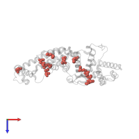 Modified residue MSE in PDB entry 3fay, assembly 1, top view.