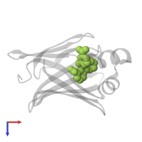 5-(3-carbamoylbenzyl)-5,6,7,8,9,10-hexahydrocyclohepta[b]indole-4-carboxylic acid in PDB entry 3fr5, assembly 1, top view.