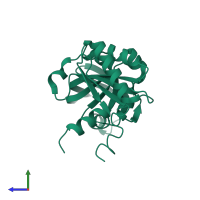 Macrolide export ATP-binding/permease protein MacB in PDB entry 3ftj, assembly 1, side view.