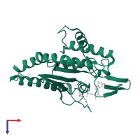 Septin-2 in PDB entry 3ftq, assembly 1, top view.