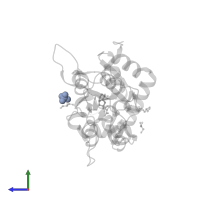 SULFATE ION in PDB entry 3fvn, assembly 1, side view.