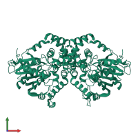 Epoxide hydrolase N-terminal domain-containing protein in PDB entry 3g02, assembly 1, front view.