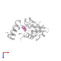 GLYCEROL in PDB entry 3g5j, assembly 1, top view.