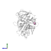 2-acetamido-2-deoxy-beta-D-glucopyranose in PDB entry 3g72, assembly 1, side view.