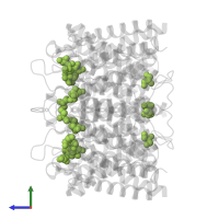 GLYCEROL in PDB entry 3gd8, assembly 1, side view.