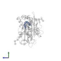 PALMITIC ACID in PDB entry 3gmo, assembly 1, side view.