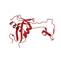 The deposited structure of PDB entry 3gpr contains 1 copy of CATH domain 3.10.100.10 (Mannose-Binding Protein A; Chain A) in Snaclec rhodocetin subunit alpha. Showing 1 copy in chain A.